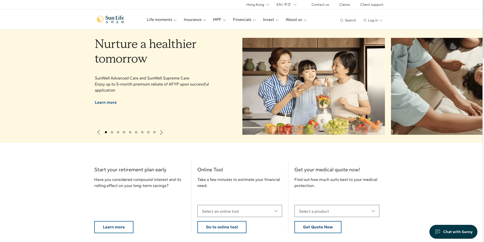 サンライフ香港（Sun Life Hong Kong Ltd.）の歴史