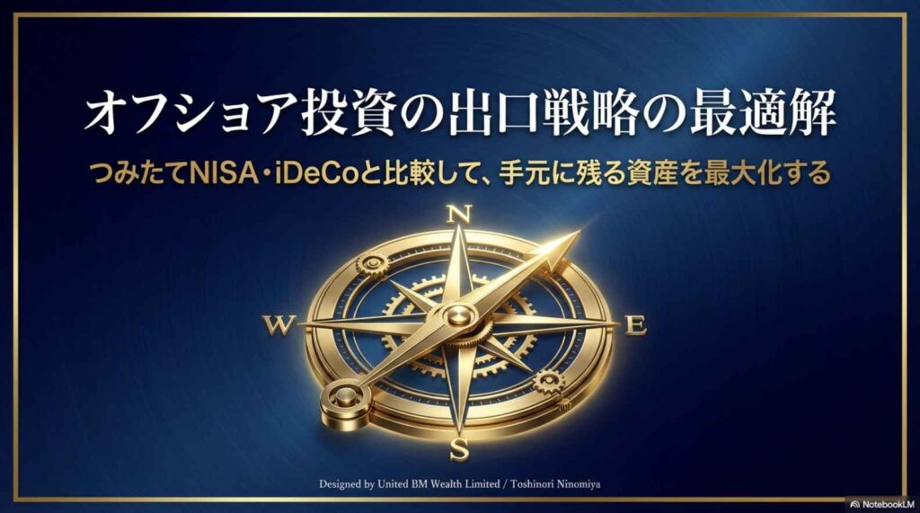 オフショア投資の運用益に対して無税で受け取る出口戦略！新NISAとも比較