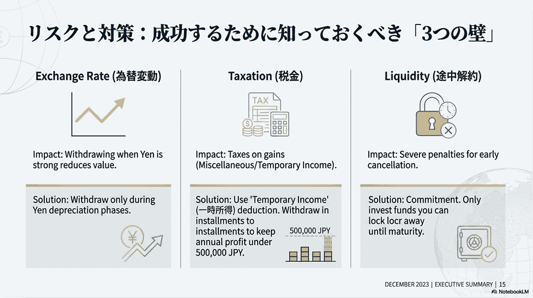 オフショア投資のデメリット・リスク